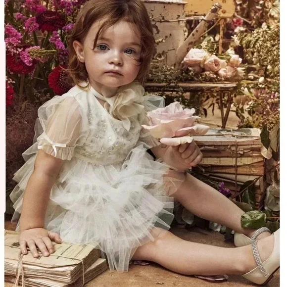 tutu du monde  white dress size 6-12 months nwt - Picture 4 of 5